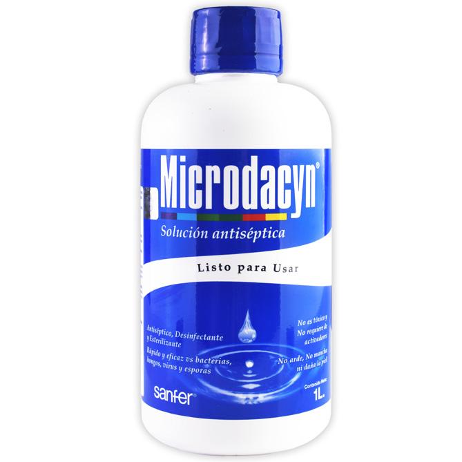 MICRODACYN SOL. ANTISÉPTICA Envase 1 L. 55 PPM.