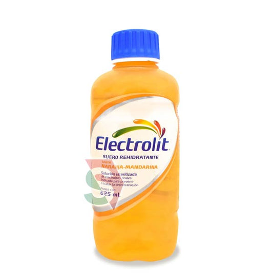 ELECTROLIT Suero Rehidratante SABOR NARANJA-MANDARINA 625 ML.