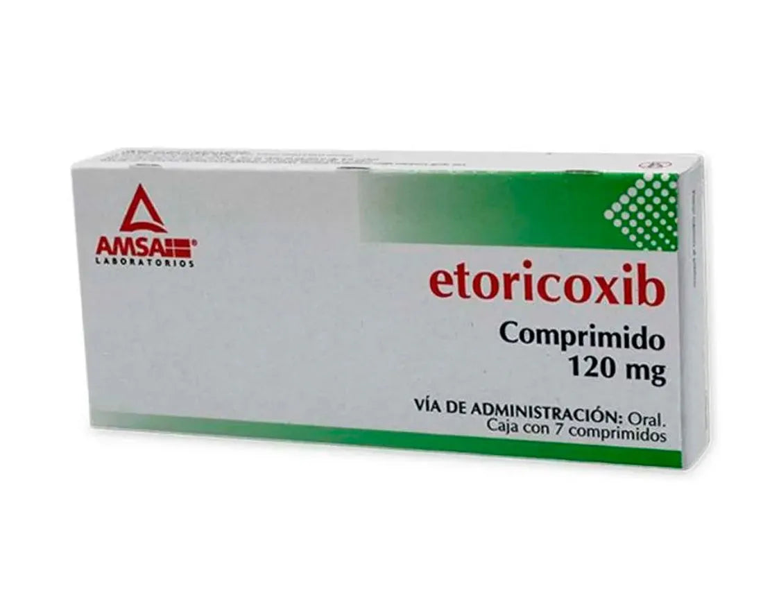 ETORICOXIB (Amsa) c/ 7 COMPS. 120 MG.