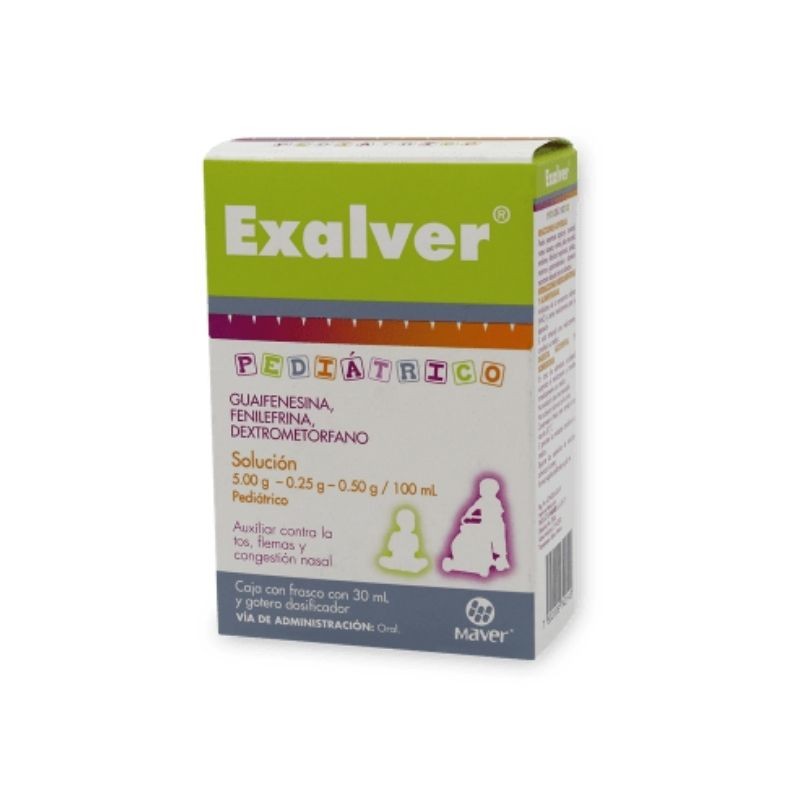 EXALVER (GFD) SOL. Pedtco. Fco. Gotero 30 ML. 5-0.25-0.50 G/100 ML.