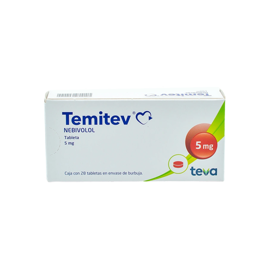 TEMITEV c/28 TABS. 5 MG.