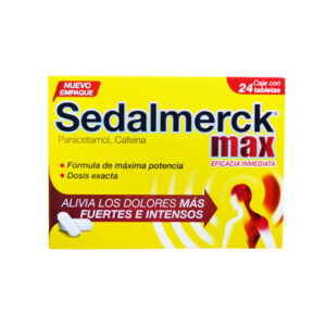 SEDALMERCK MAX c/24 TABS. 650/65 MG.