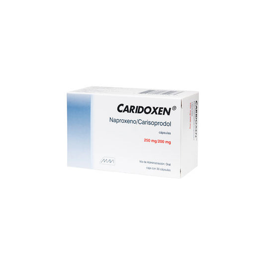 CARIDOXEN c/30 CAPS. 250/200 MG.