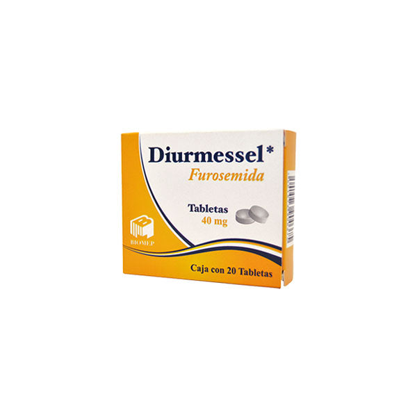 DIURMESSEL c/20 TABS. 40 MG.