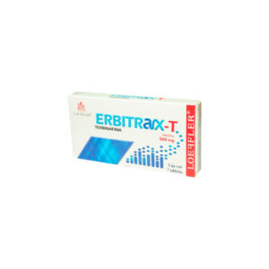 ERBITRAX-T c/ 7 TABS. 250 MG.