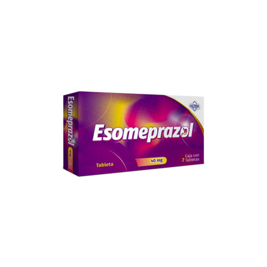 ESOMEPRAZOL (Ultra) c/ 7 TABS. 40 MG.