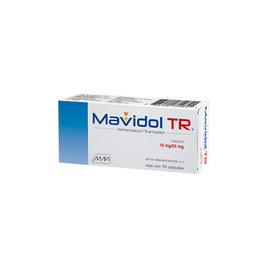 MAVIDOL TR c/10 CAPS. 10/25 MG.