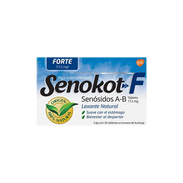 SENOKOT FORTE c/30 TABS. 17.2 MG.