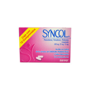 SYNCOL c/12 COMPS. 500/25/15 MG.