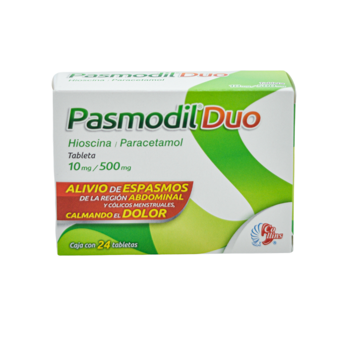 PASMODIL DUO c/24 TABS. 10/500 MG.