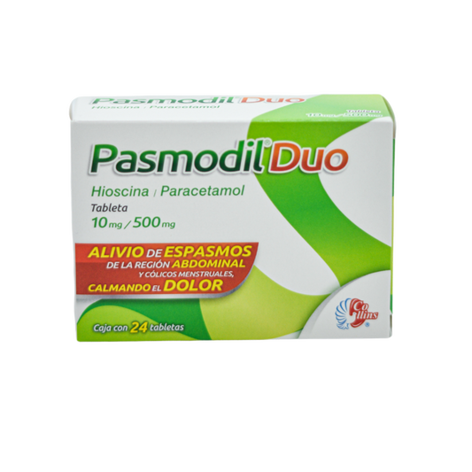 PASMODIL DUO c/24 TABS. 10/500 MG.