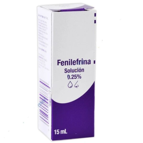 FENILEFRINA (Grin) Sol. Nasal 0.25% Fco. 15 ML.