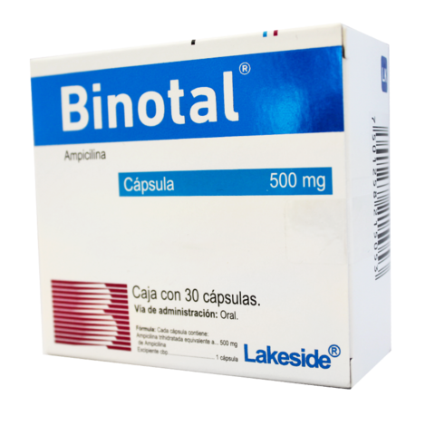 BINOTAL c/30 CAPS. 500 MG.