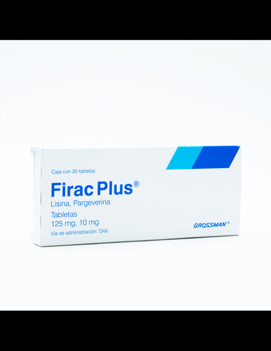 FIRAC PLUS c/20 TABS. 125/10 MG.