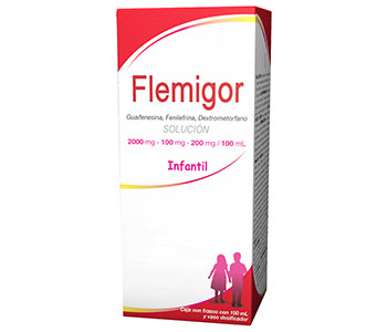 FLEMIGOR SOL. Infantil Fco. 150 ML. 2000-100-200 MG/100 ML.