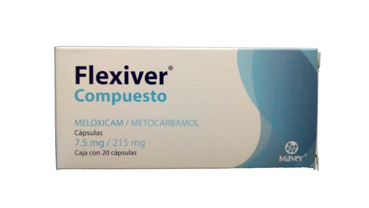 FLEXIVER Compuesto c/20 CAPS. 7.5/215 MG.