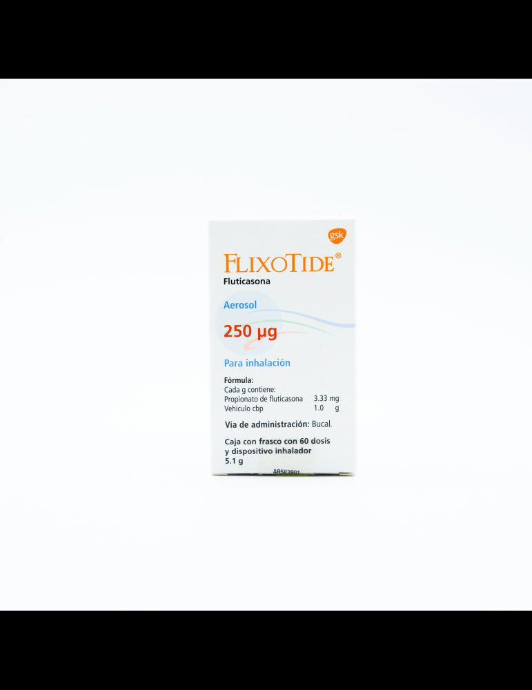 FLIXOTIDE AEROSOL p/Inhalación c/60 DOSIS 250 MCG.