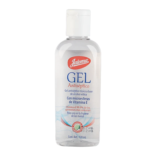 GEL ANTISÉPTICO p/MANOS c/VITAMINA-E (Jaloma) Fco. 60 ML.