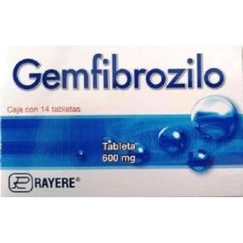 GEMFIBROZILO (Rayere) c/14 TABS. 600 MG.