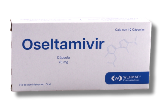 OSELTAMIVIR (Wermar) c/10 CAPS. 75 MG.