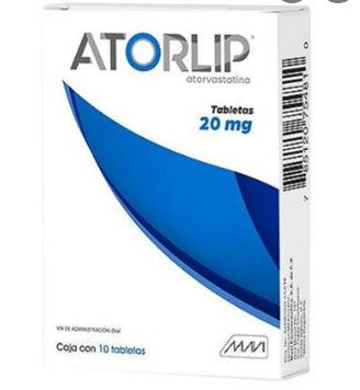 ATORLIP c/10 TABS. 20 MG.