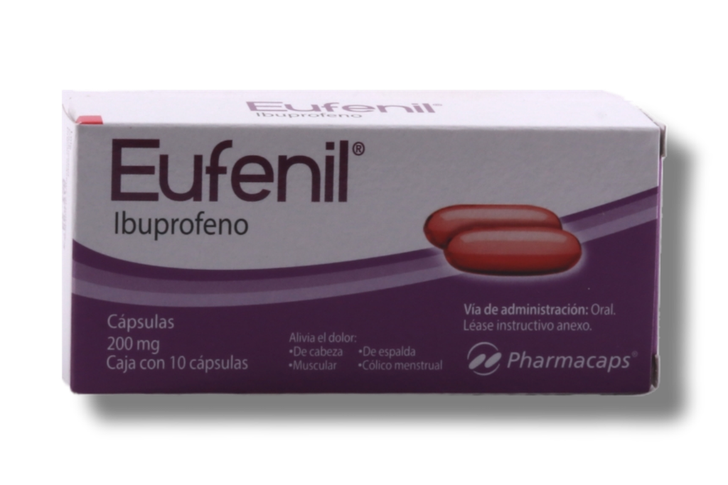 EUFENIL c/10 CAPS. 200 MG.