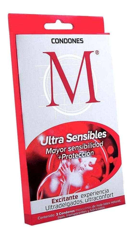 CONDONES M ULTRA SENSIBLES Blister c/3 Pzs.