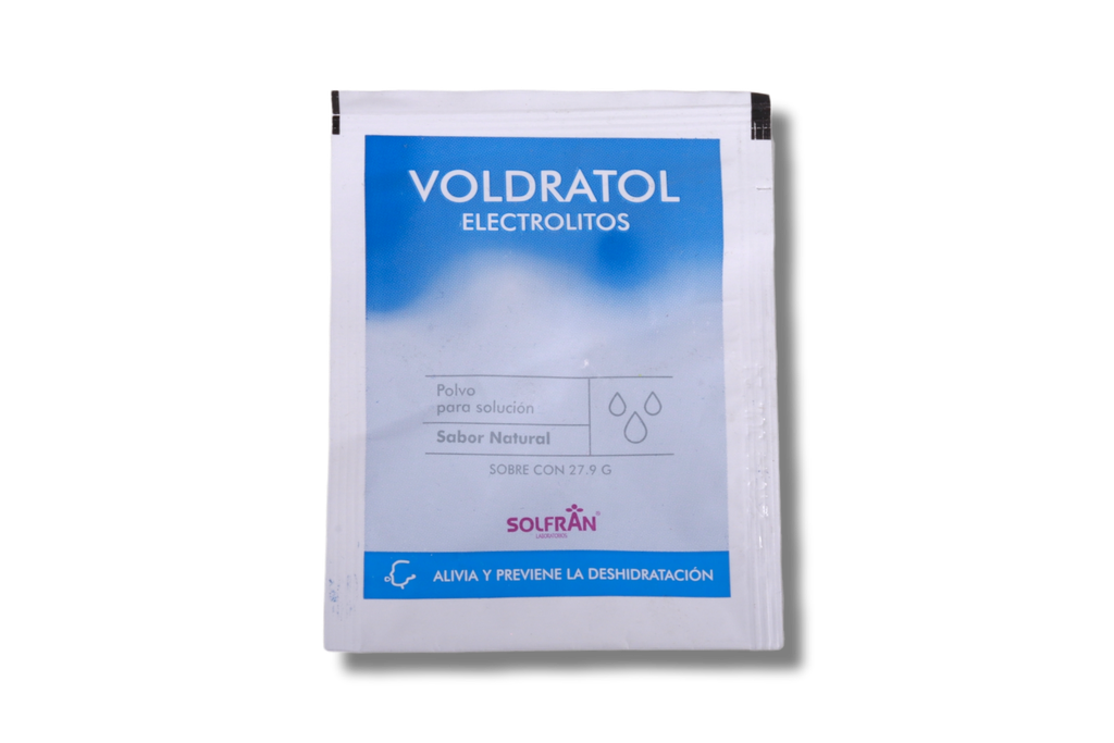 VOLDRATOL POLVO p/SOLUCIÓN Sabor NATURAL c/1 SOBRE 27.9 G.