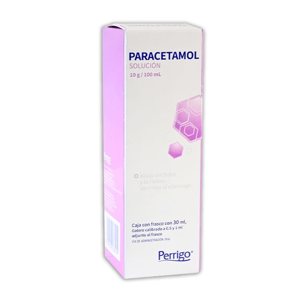 PARACETAMOL (Perrigo) SOL. Fco. Gotero 30 ML. 10 G/100 ML.