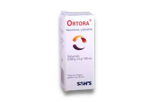 ORTORA SOL. ÓTICA Fco. Gotero 20 ML. 0.350-2.0 G/100 ML.