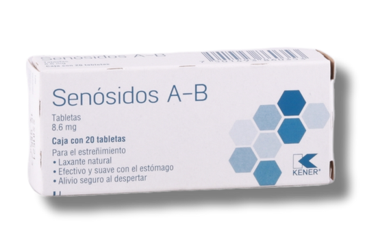 SENÓSIDOS A-B (Kener) c/20 TABS. 8.6 MG.