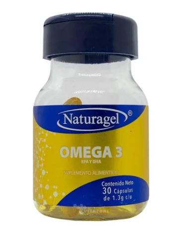 OMEGA-3 EPA y DHA (Naturagel) c/30 CAPS. 1.3 G.