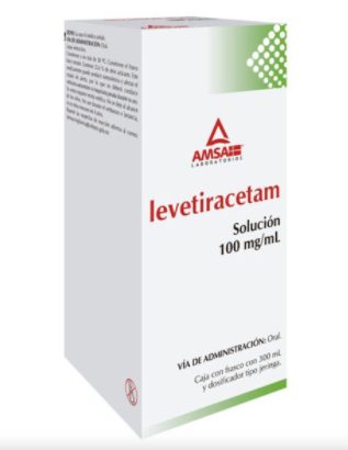 LEVETIRACETAM (Amsa) SOL. Fco. 300 ML. 100 MG/1 ML.