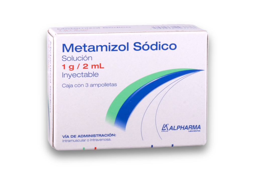 METAMIZOL SÓDICO (Alpharma) Sol. Iny. c/3 AMPTAS. 1 G/2 ML.