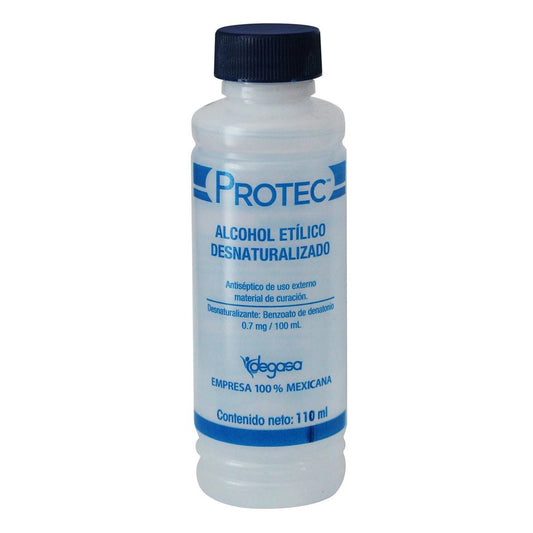 ALCOHOL ETÍLICO Desnaturalizado (Protec) 70% Fco. 110 ML.