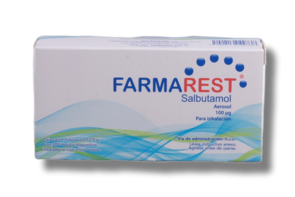 FARMAREST AEROSOL p/Inhalación c/1 Fco. c/200 Dosis 100 MCG.