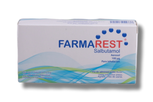 FARMAREST AEROSOL p/Inhalación c/1 Fco. c/200 Dosis 100 MCG.