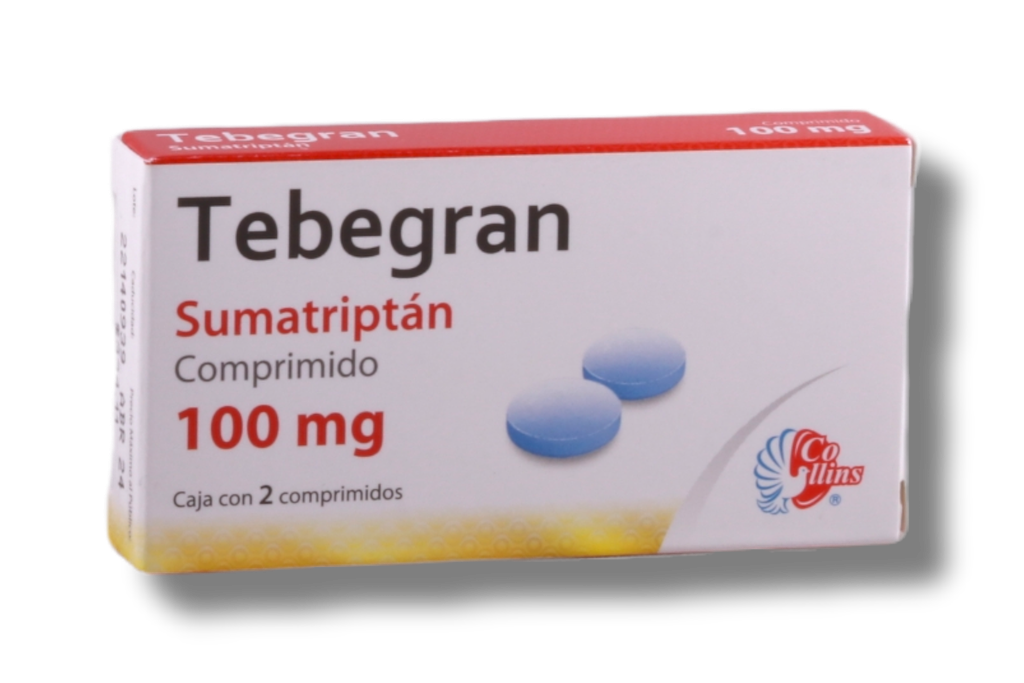 TEBEGRAN c/2 COMPS. 100 MG.