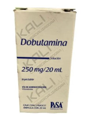 DOBUTAMINA (Pisa) Sol. Iny. c/1 FCO. AMP. 250 MG/20 ML.