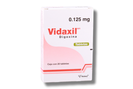 VIDAXIL c/ 20 TABS. 0.125 MG.