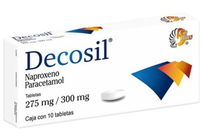 DECOSIL Cja. c/10 TABS. 275/300 MG.