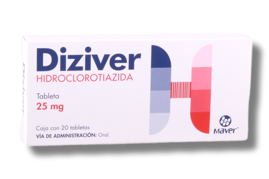 DIZIVER c/20 TABS. 25 MG.