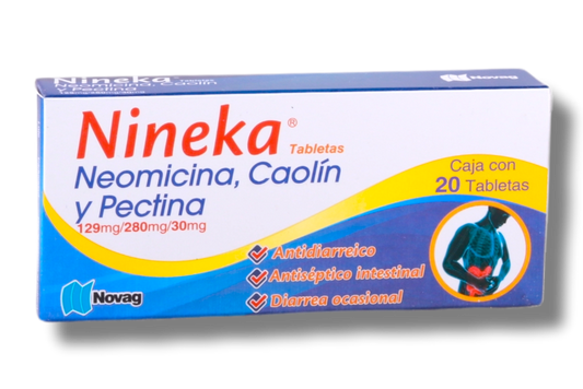 NINEKA c/20 TABS. 129/280/30 MG.