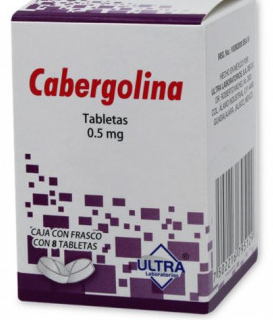 CABERGOLINA (Ultra) c/8 TABS. 0.5 MG.