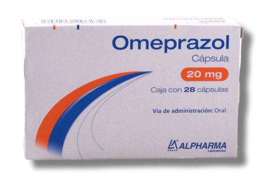 OMEPRAZOL (Alpharma) c/28 CAPS. 20 MG.