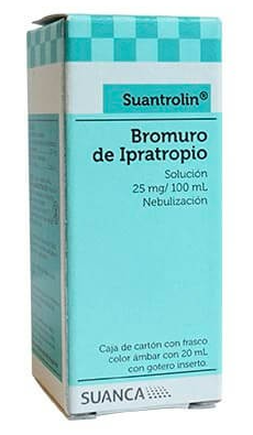 SUANTROLIN SOL. p/Nebulización Fco. 20 ML. 25 MG/100 ML.