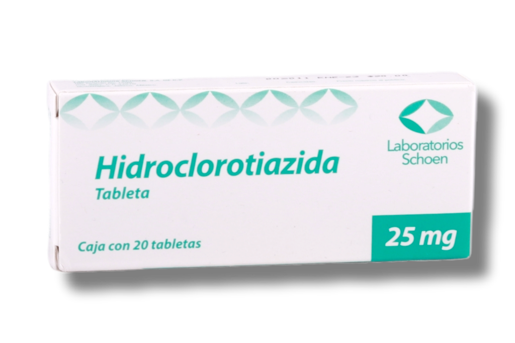 HIDROCLOROTIAZIDA (Schoen) c/20 TABS. 25 MG.