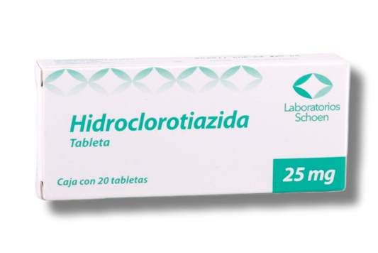 HIDROCLOROTIAZIDA (Schoen) c/20 TABS. 25 MG.