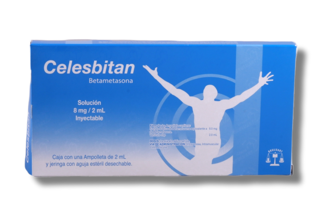 CELESBITAN Sol. Iny. c/1 AMPTA. 8 MG/2 ML. y Jeringa.