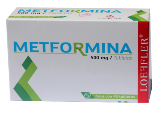 METFORMINA (Loeffler) c/40 TABS. 500 MG.